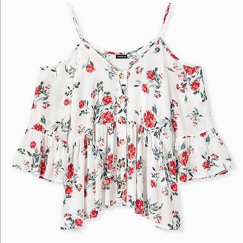 Of the shoulder bell sleeve